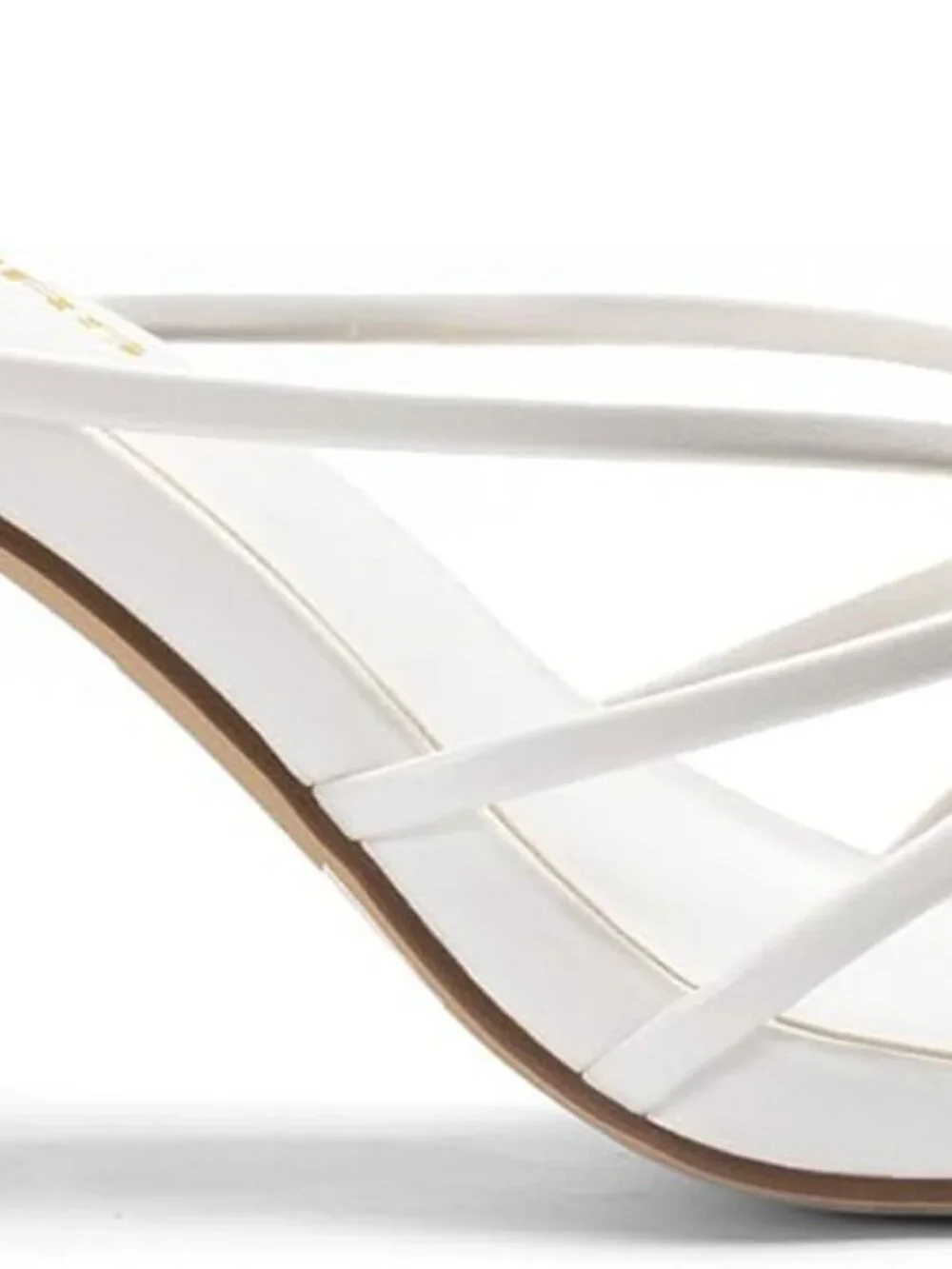 Women's Kitten Strappy Heel Sandals